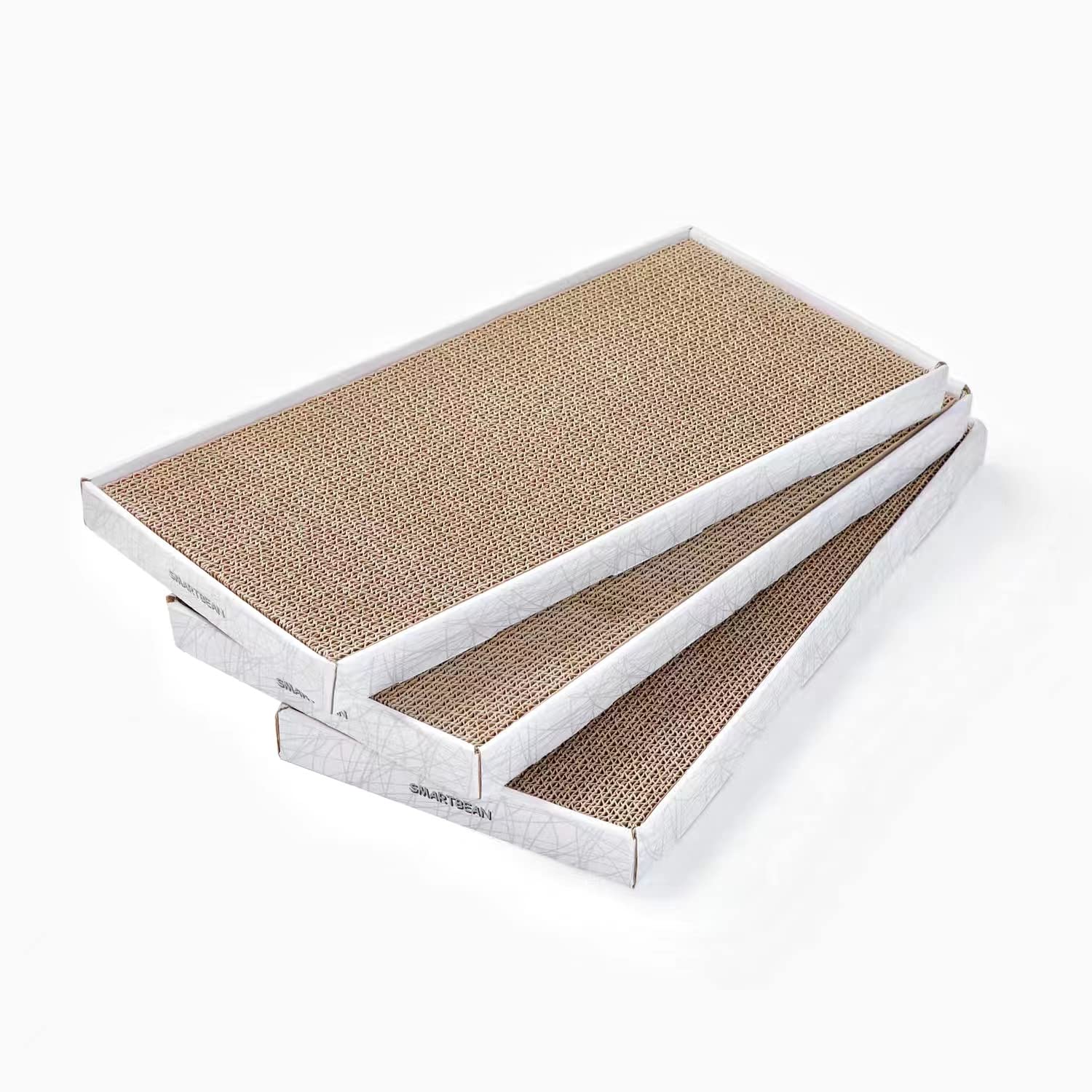SMARTBEAN face avant du grattoir montrant la forme lounge et protection meubles
