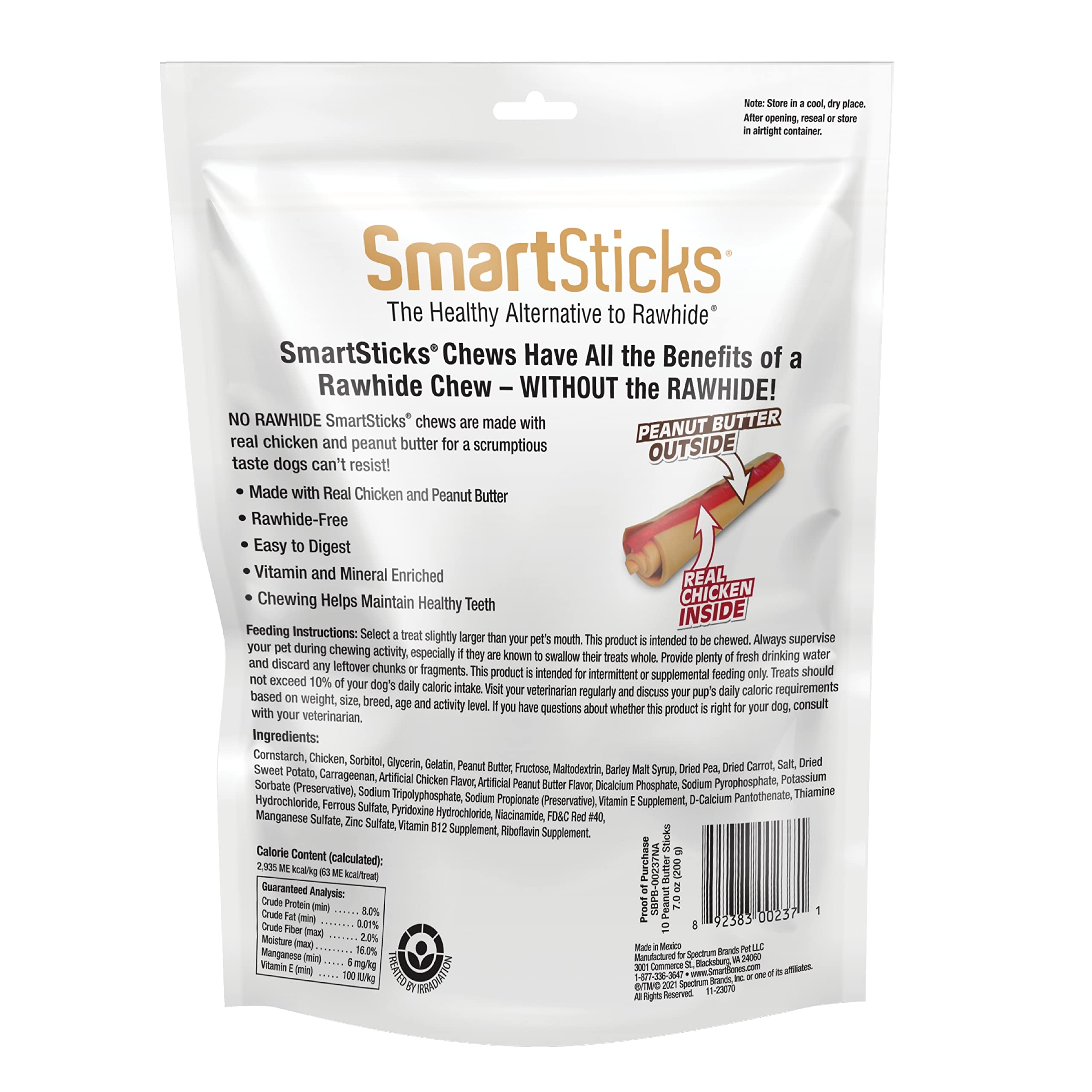 SmartBones comparaison taille bâtonnet vs main pour choisir la bonne portion