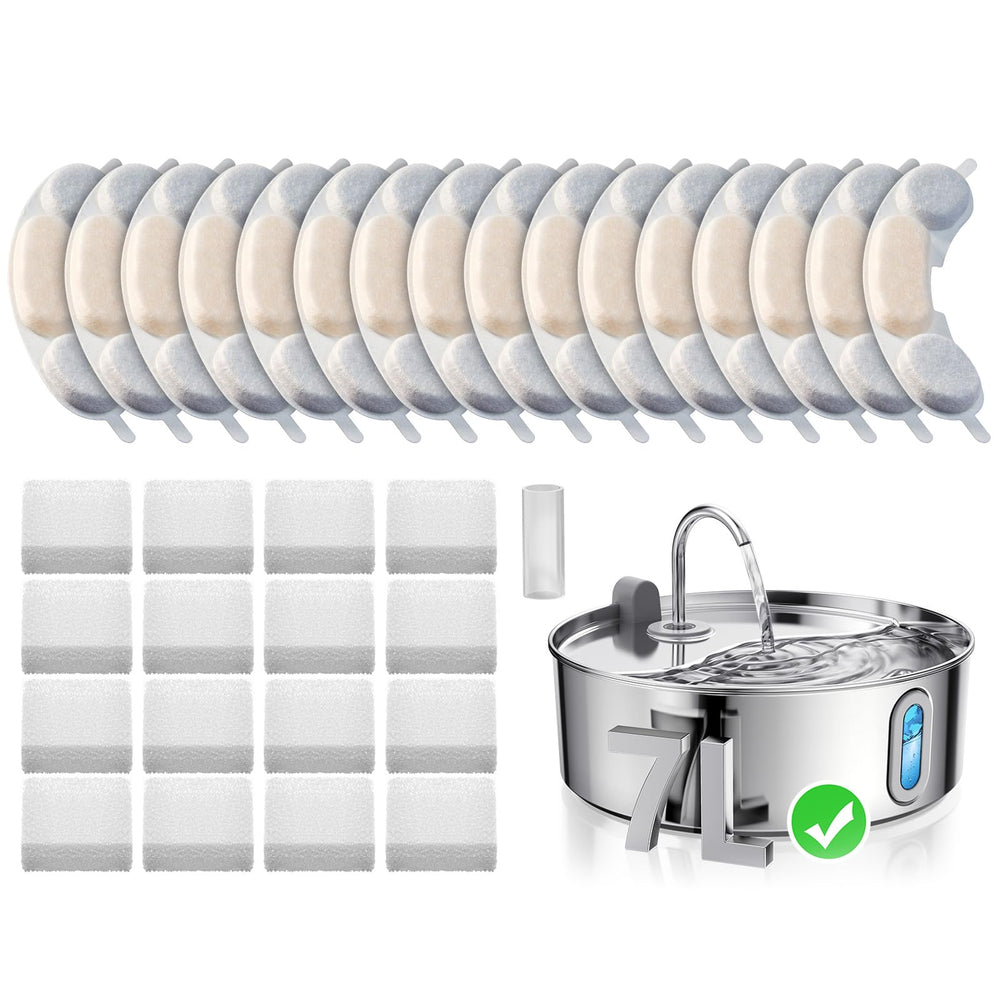 smartoo emballage avant montrant le lot de 16 filtres et éponges, pratique pour renouvellement