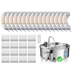 smartoo emballage avant montrant le lot de 16 filtres et éponges, pratique pour renouvellement