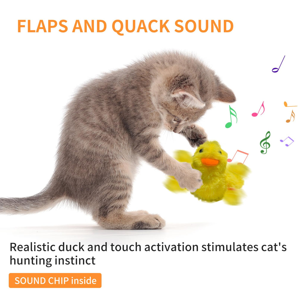 SmartTail canard dans intérieur créant interaction ludique et compagnie