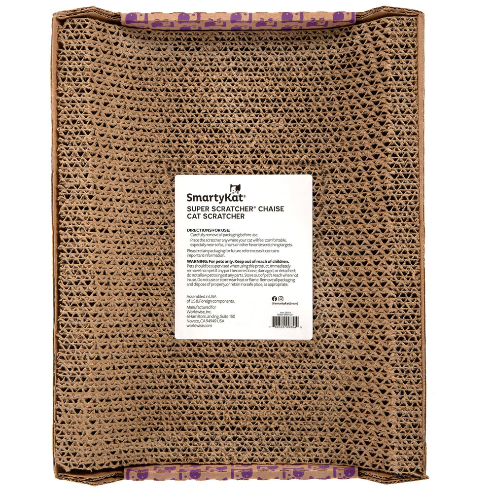 SmartyKat coupe montrant l'infusion de catnip entre les couches pour intérêt