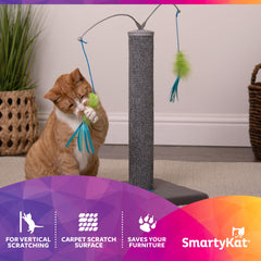 SmartyKat gros plan du tapis résistant montrant la texture pour griffes durables