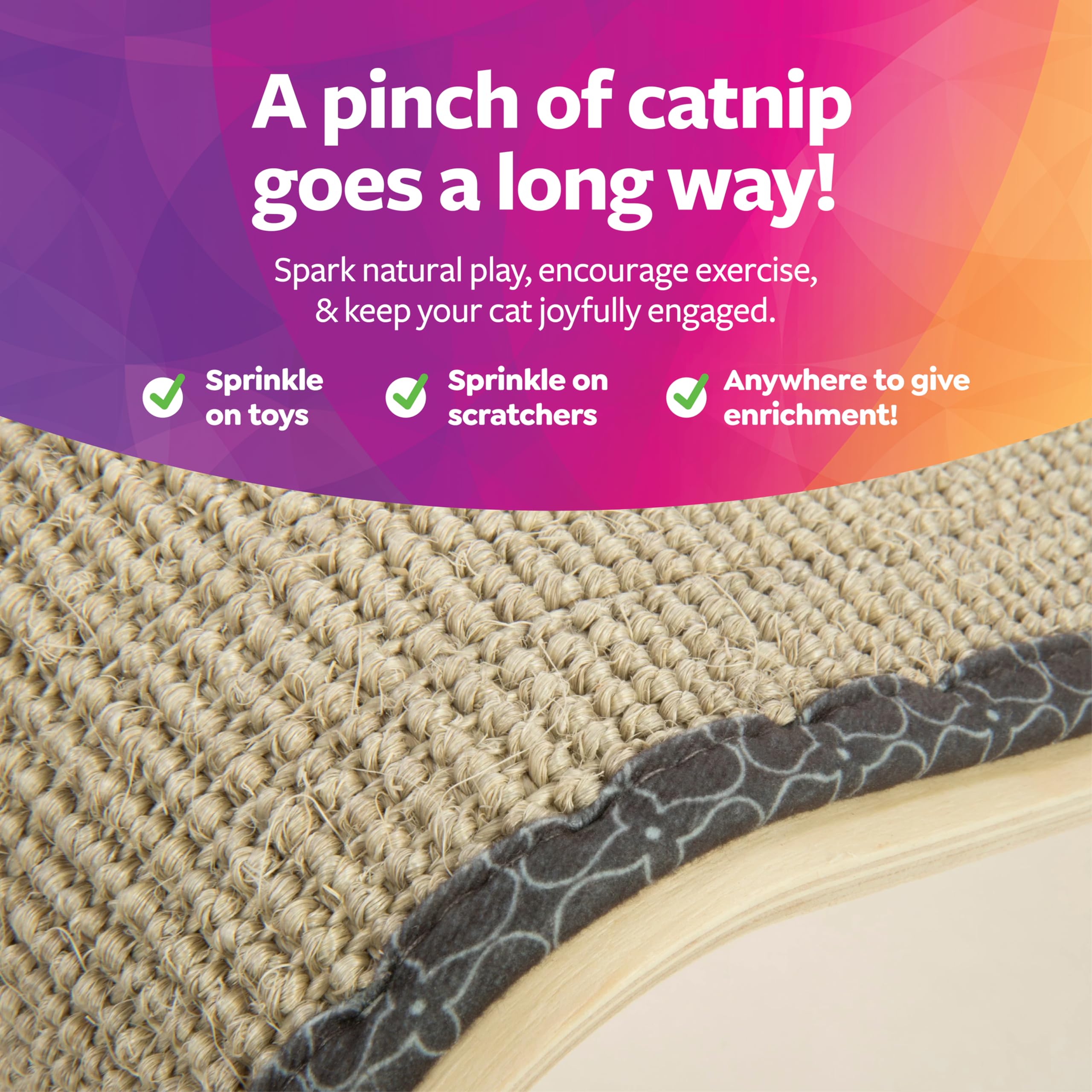 SmartyKat sachet de cataire biologique pour attirer et stimuler le chat