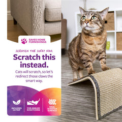 SmartyKat gros plan de la surface sisal montrant résistance pour griffes