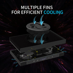 SMATFARM G5 installé sur un aquarium corallien améliorant la couleur des coraux