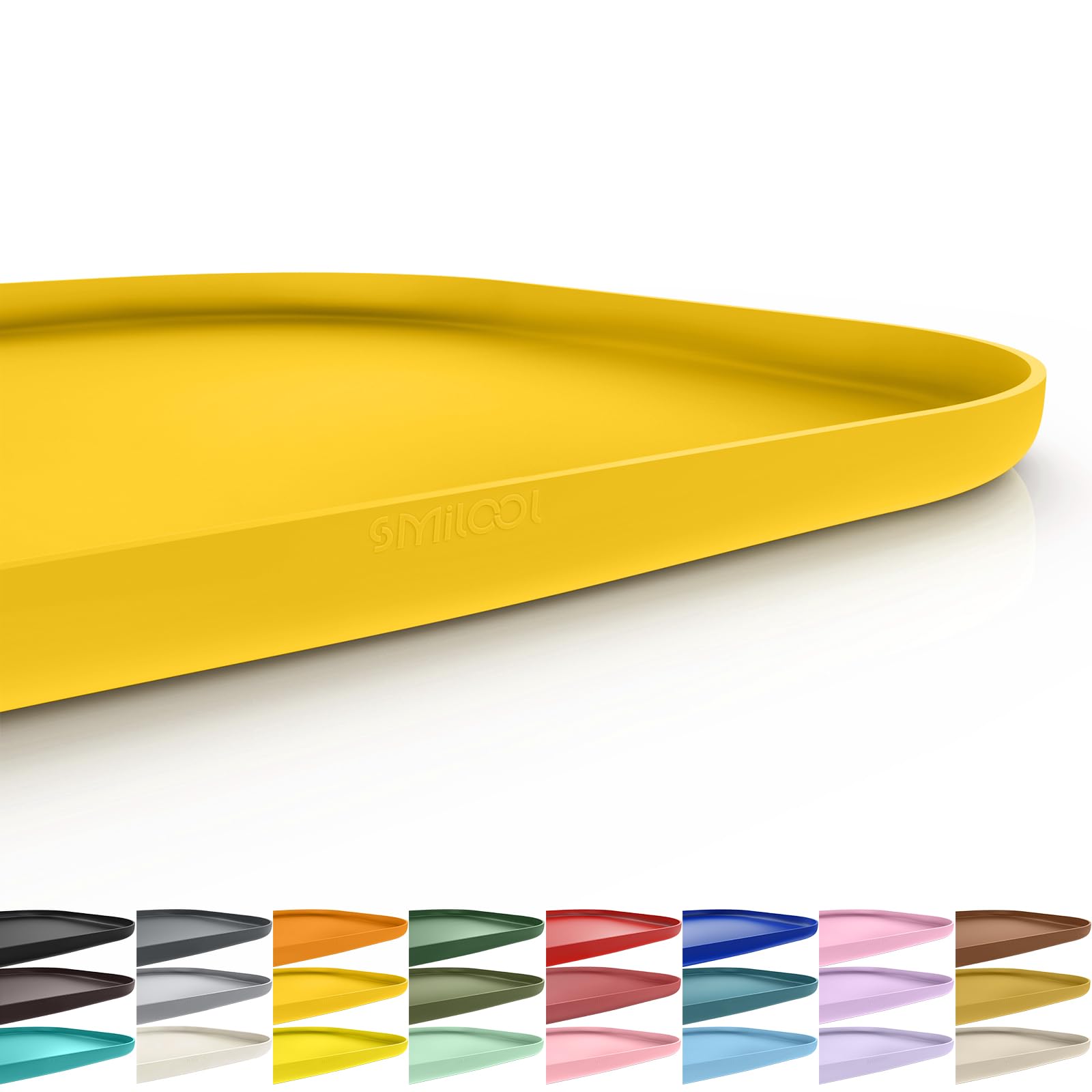 SMILOOL tapis avant emballage montrant protection du sol