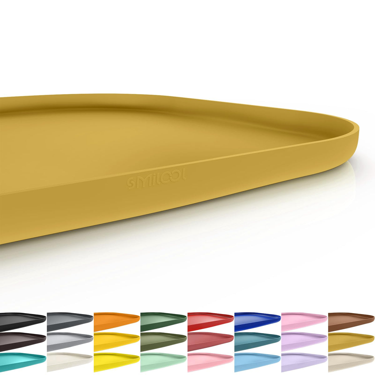 SMILOOL tapis devant gamelles protège le sol et réduit le nettoyage