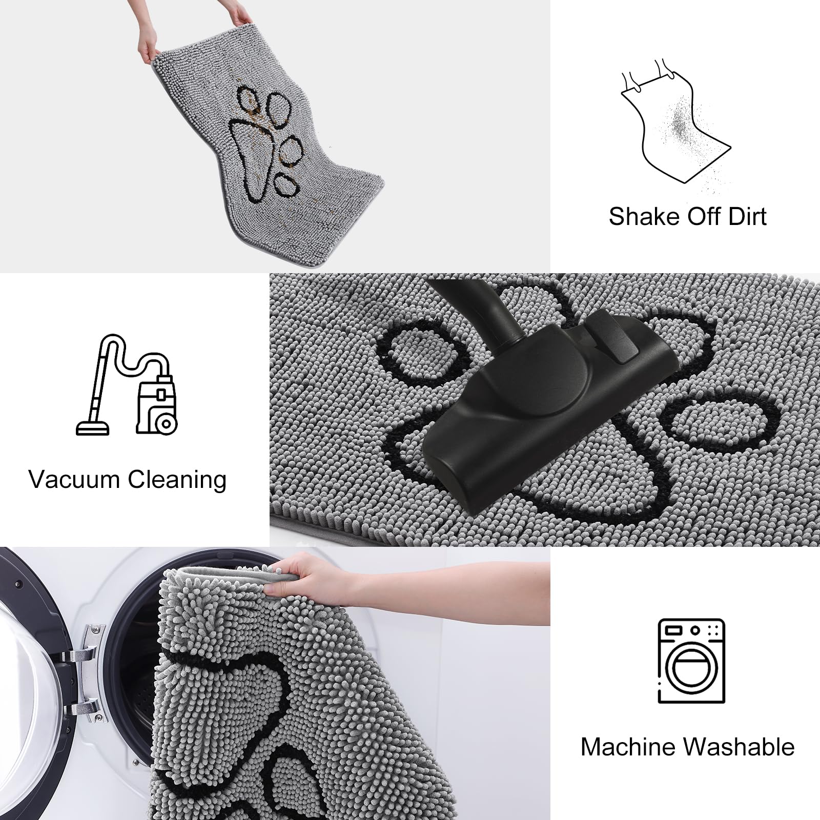 Smiry tapis placé dans entrée moderne protégeant sol et décor
