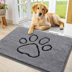 Smiry vue avant du tapis absorbant montrant design propre et protection