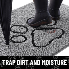 Smiry gros plan sur chenille montrant texture douce et absorption rapide