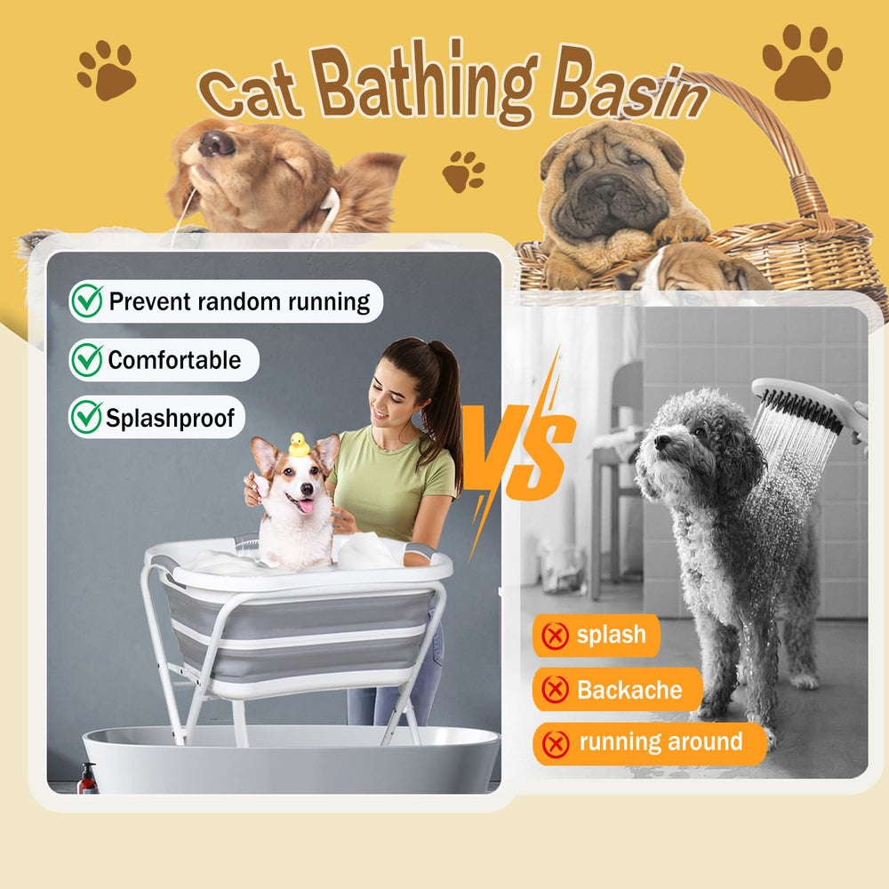 SMLXLXX bain d'animal en extérieur pratique pour jardin ou voyages