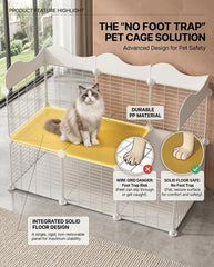 SNAAT Cat Cage plateau supérieur, rangement pratique et gain de place