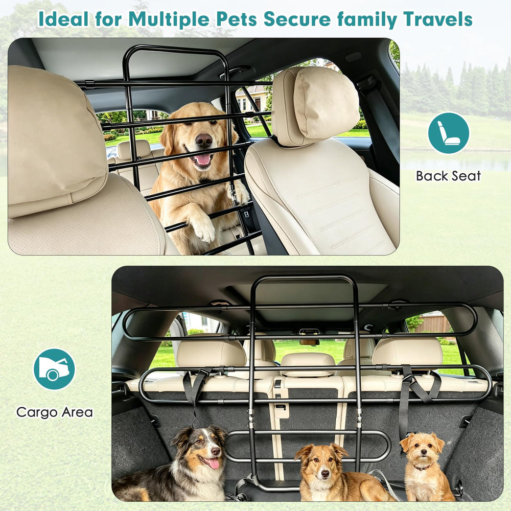 Snagle Paw scène de voyage familial avec chien, sécurité et tranquillité