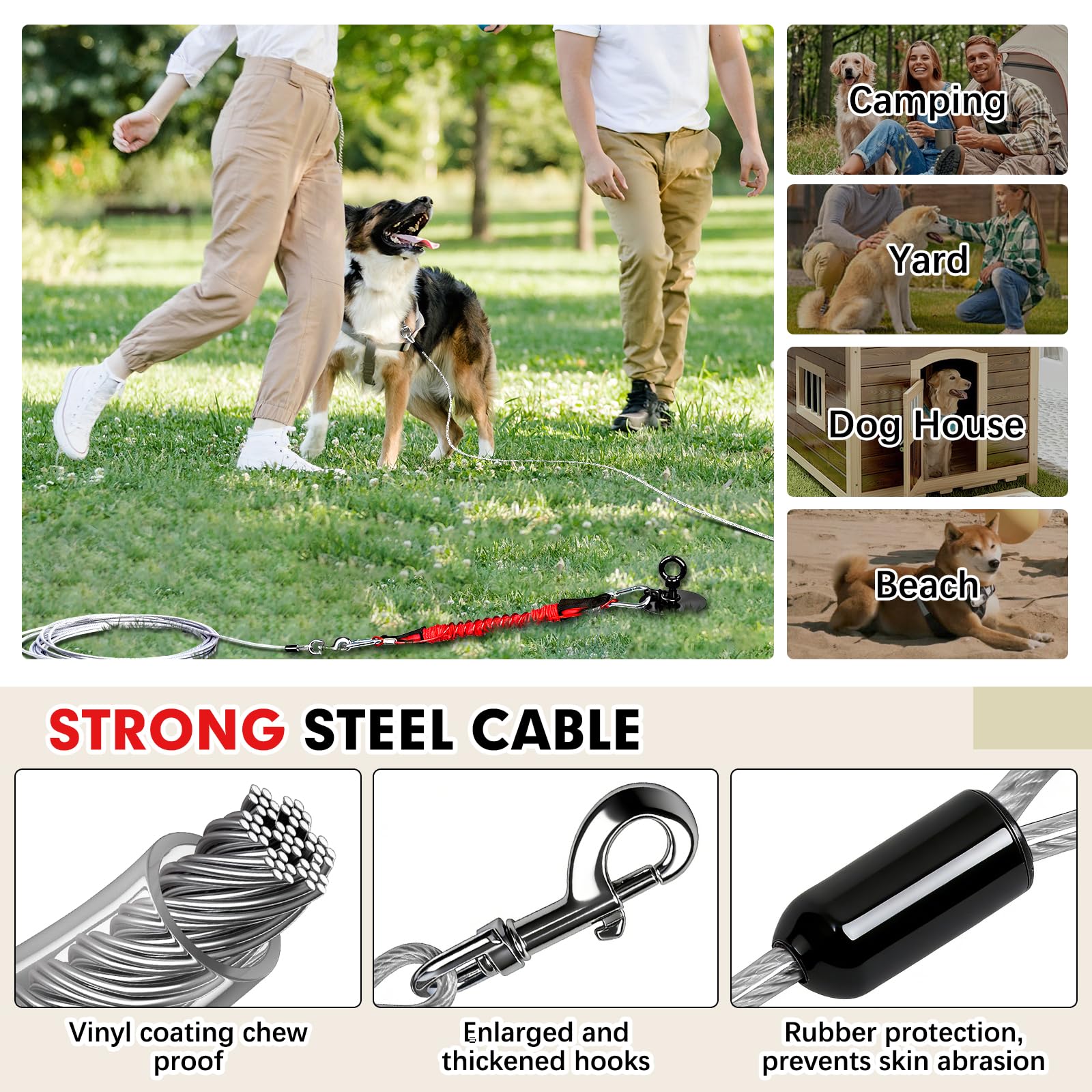 Snagle Paw mousqueton rotatif 360° assurant liberté de mouvement sécurisée