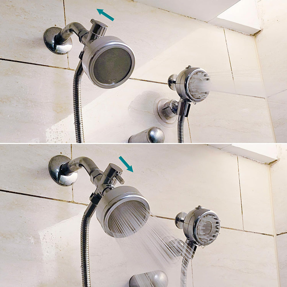 Sneatup ensemble installé sur bras de douche compatibilité G1/2 facile
