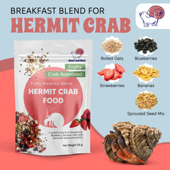 Snout and Shell Crabby Bug Blend focus sur insectes déshydratés et apport protéique