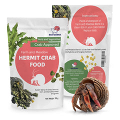 Snout and Shell emballage frontal Farm & Meadow montrant formulation naturelle