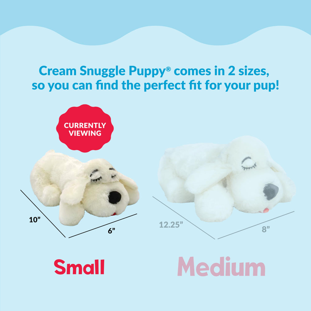 Snuggle Puppie gros plan cœur SmartBeat montrant battement activé pour apaiser