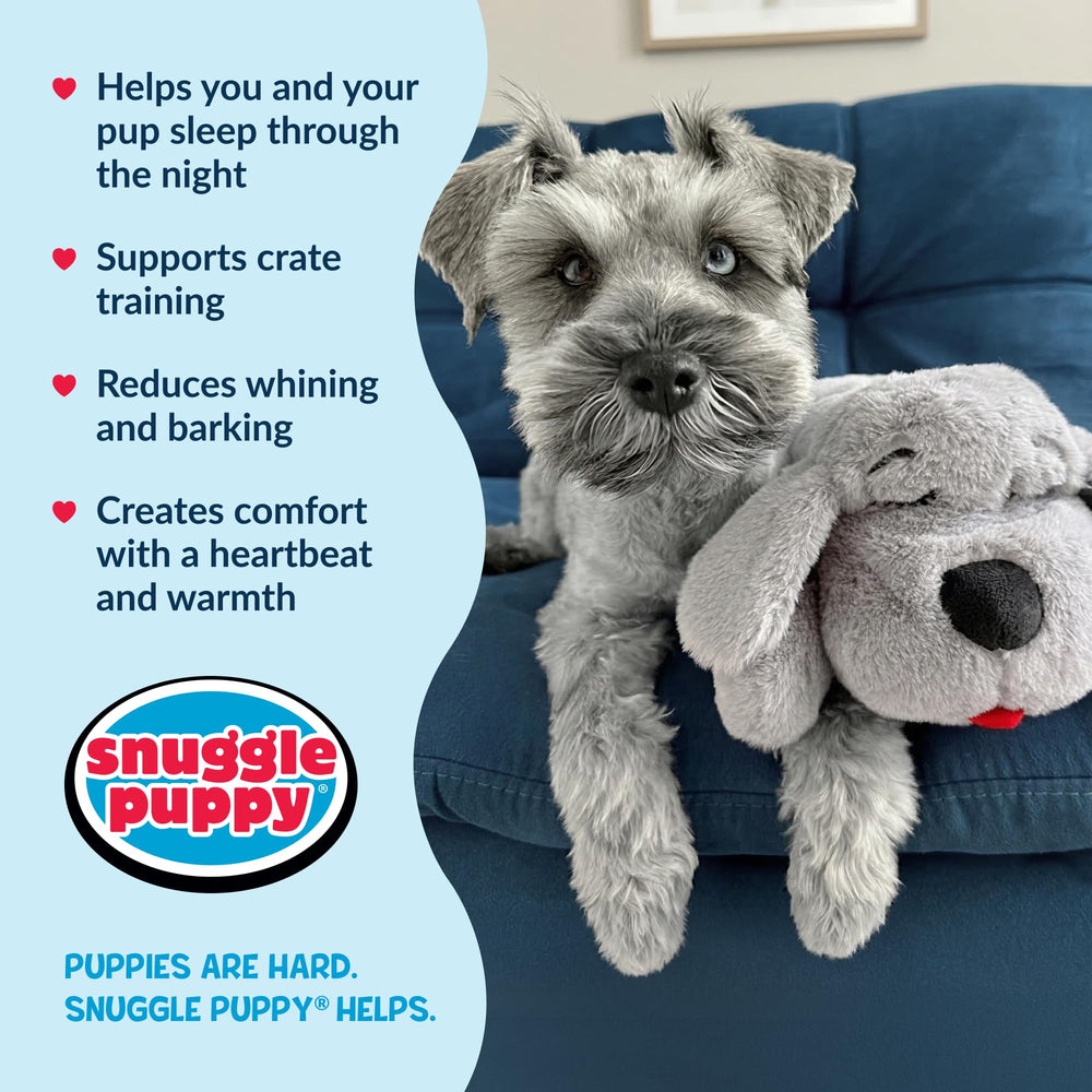 Snuggle Puppie chiot blotti contre la peluche pour calmer