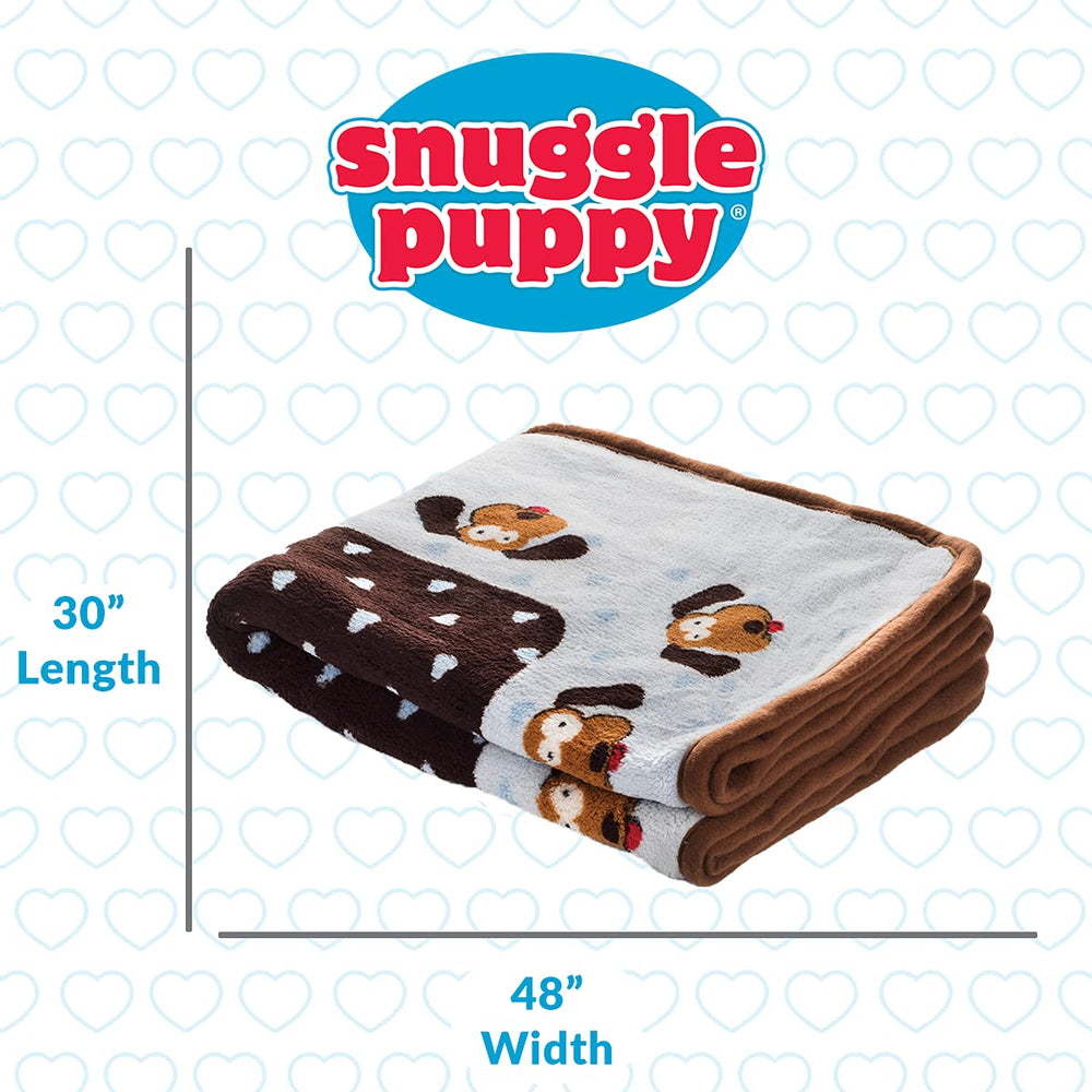 Snuggle Puppy couverture avec jouet battement de cœur pour créer un ensemble de confort apaisant