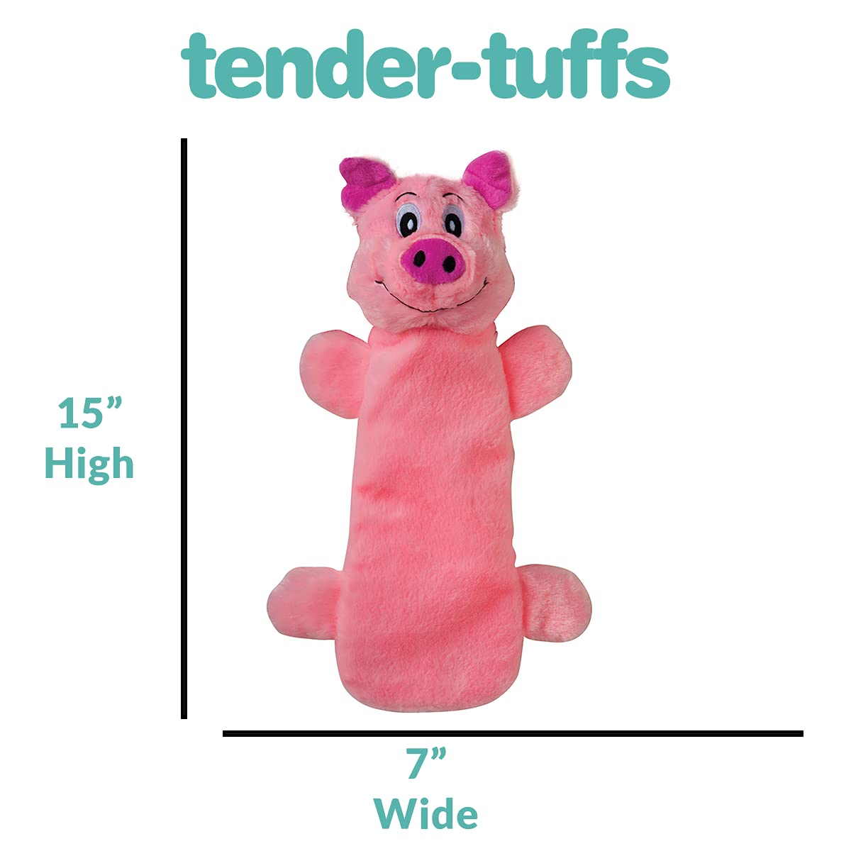 Snuggle Puppy étiquette et coutures renforcées montrant TearBlok Technology durable