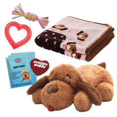 Snuggle Puppie emballage avant montrant contenu complet pour calme immédiat