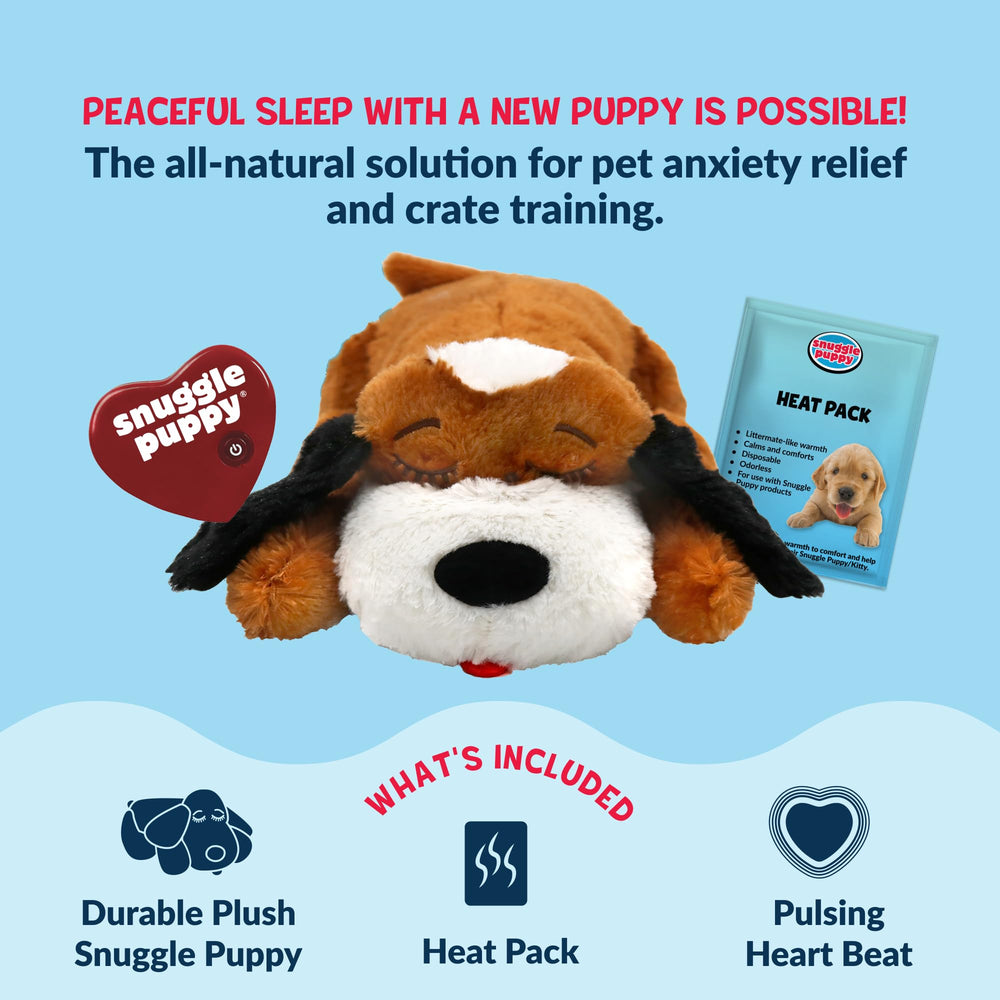 Snuggle Puppie poche ouverte montrant emplacement du sachet chauffant pour chaleur apaisante