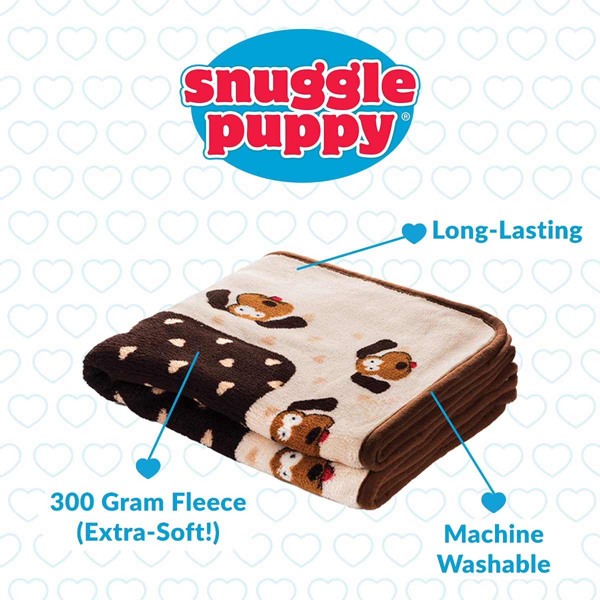 Snuggle Puppy couverture posée sur canapé protège tissu et facilite nettoyage