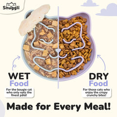 Snuggli gamelle en usage par un chat montrant activité et enrichissement mental