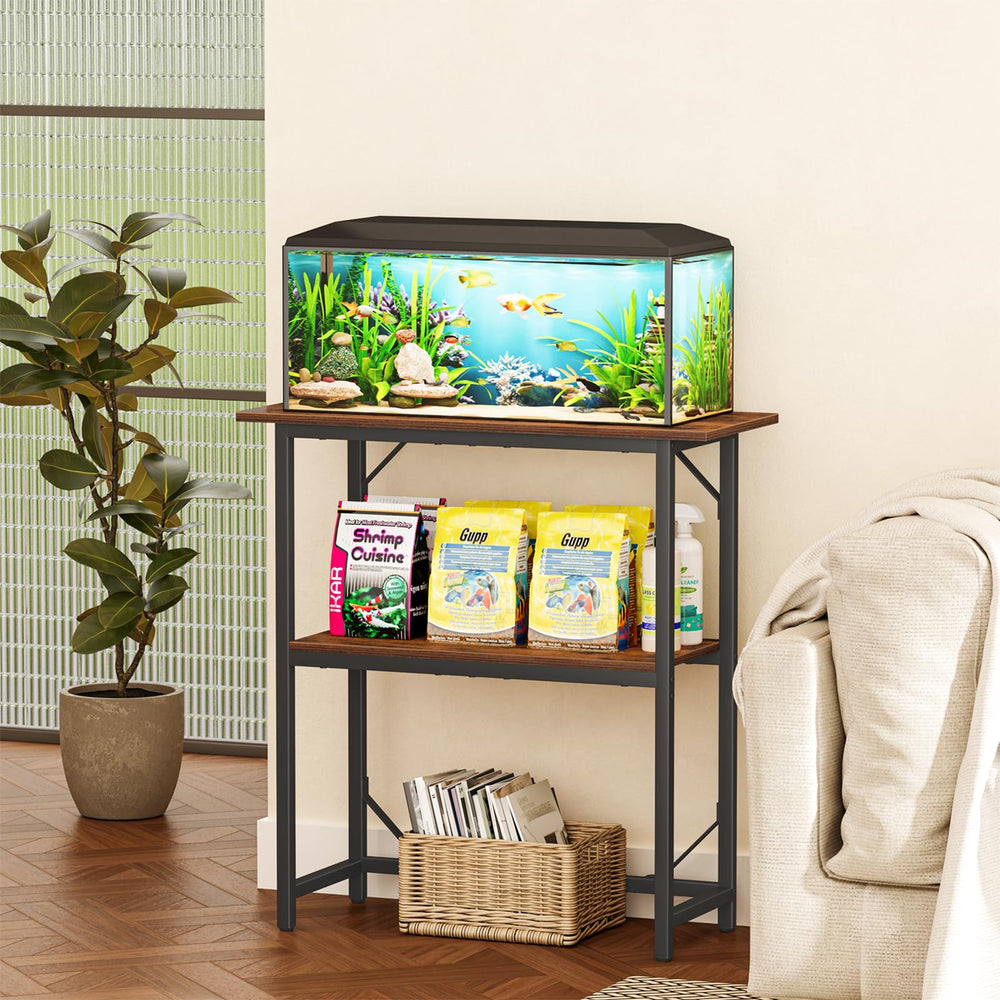 Snughome gros plan plateau supérieur montrant support solide pour aquarium
