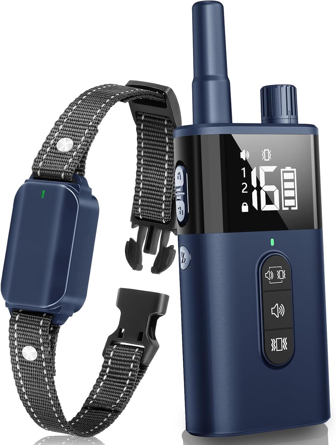 SODOG devant packaging montrant le collier et ses fonctions pratiques