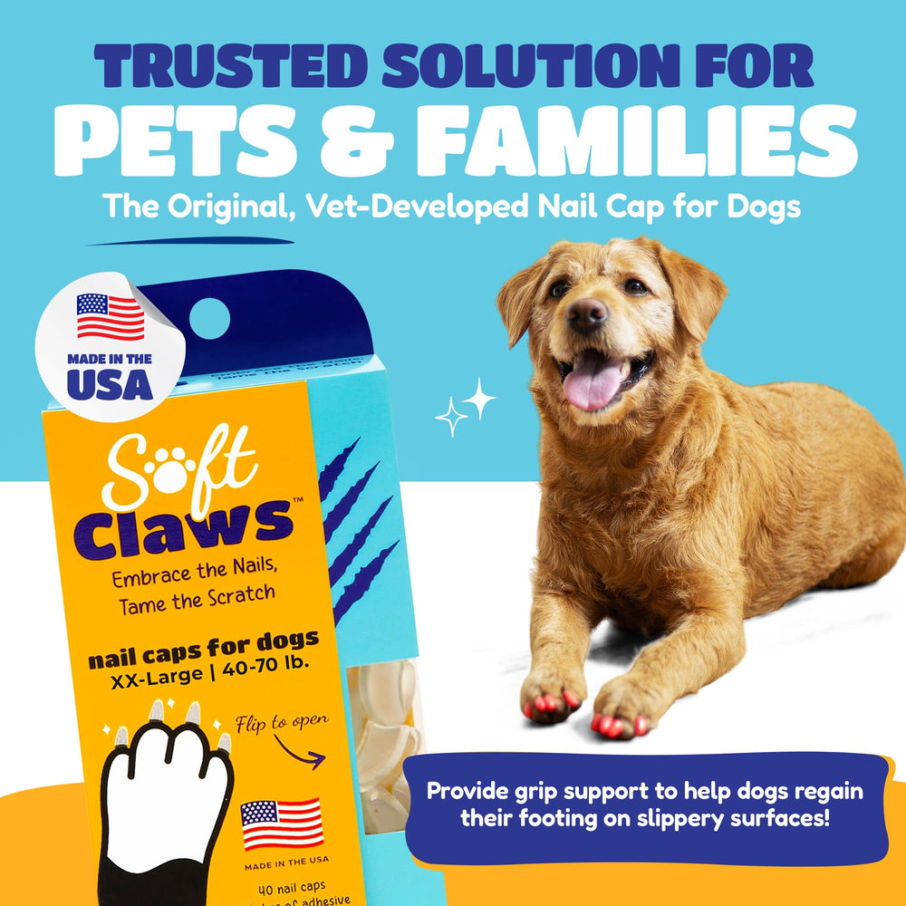 Soft Claws capuchons gros plan présentant texture vinyle durable et confort