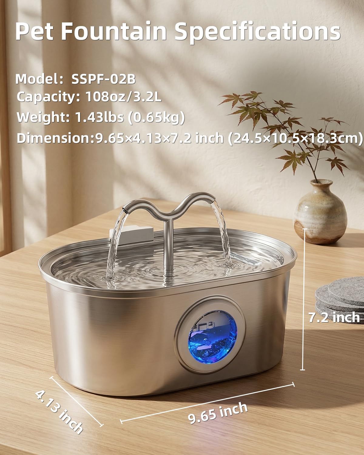SohoTeco double jet en action, attire plusieurs animaux pour boire