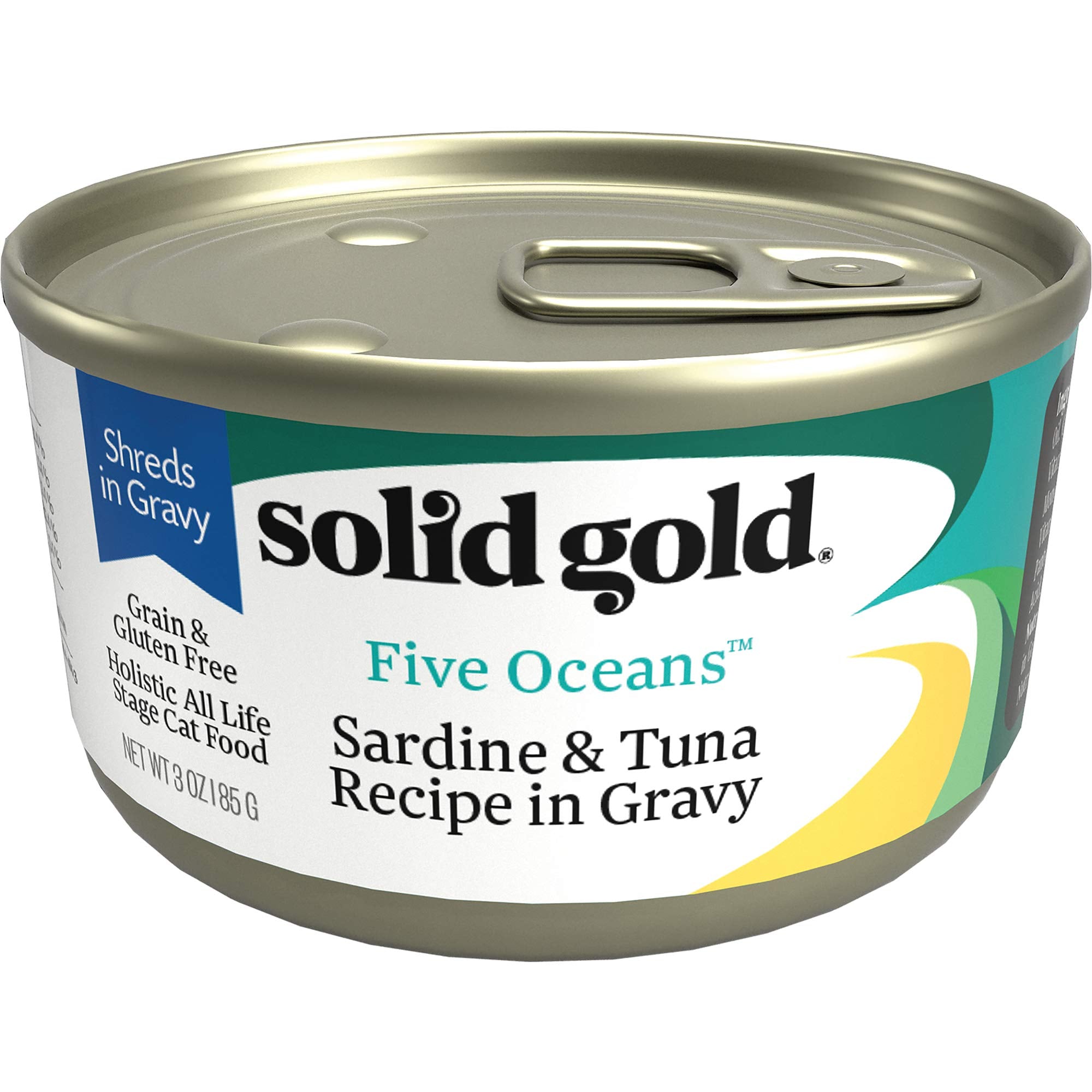 Solid Gold assiette de service montrant facilité d'acceptation par le chat