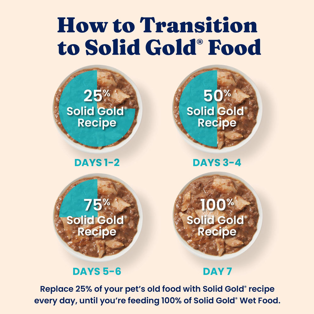 Solid Gold boîte ouverte au réfrigérateur montrant conseils de conservation