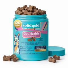 Solid Gold emballage face montrant pot 120 unités pour rangement pratique
