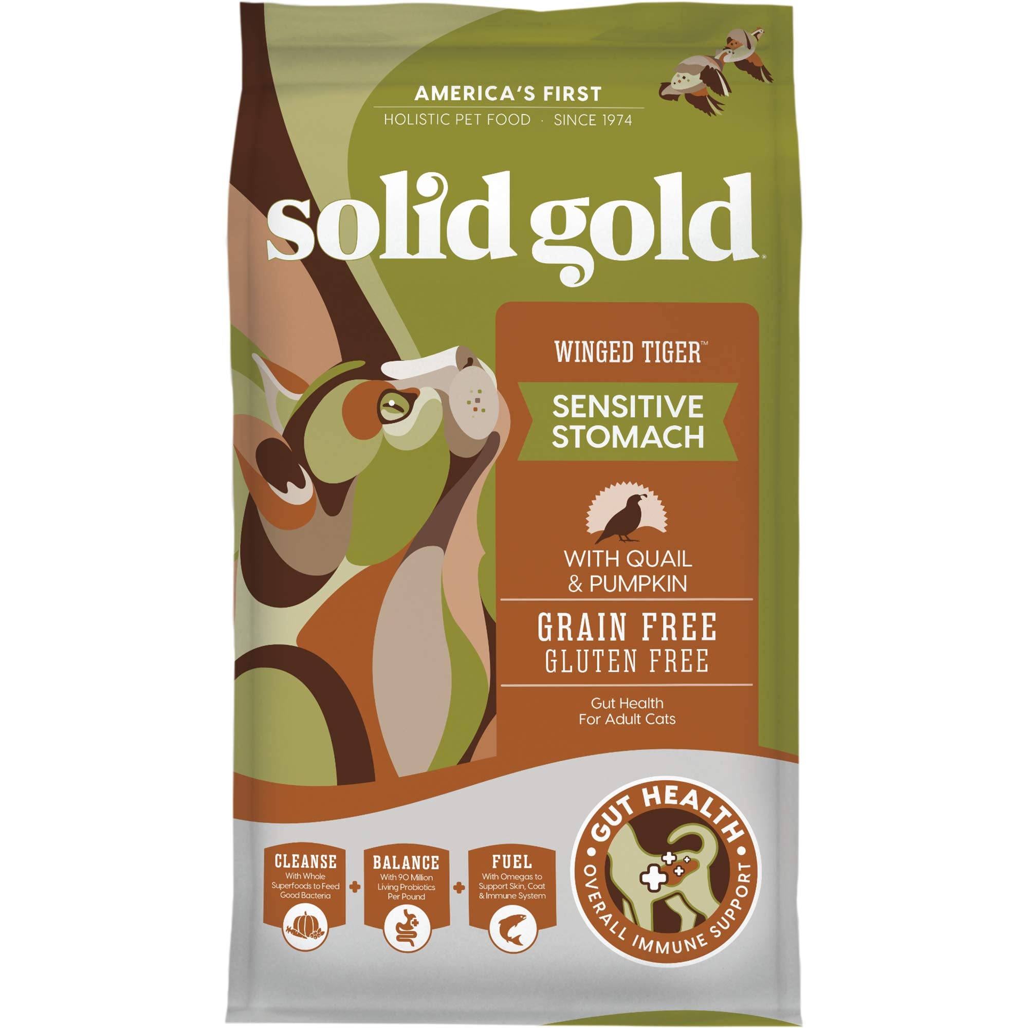 Solid Gold citrouille en gros plan, fibre naturelle pour digestion régulière