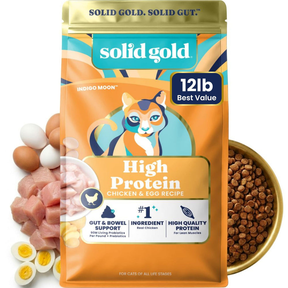 Solid Gold présentation avant sac montrant bénéfice nutritionnel