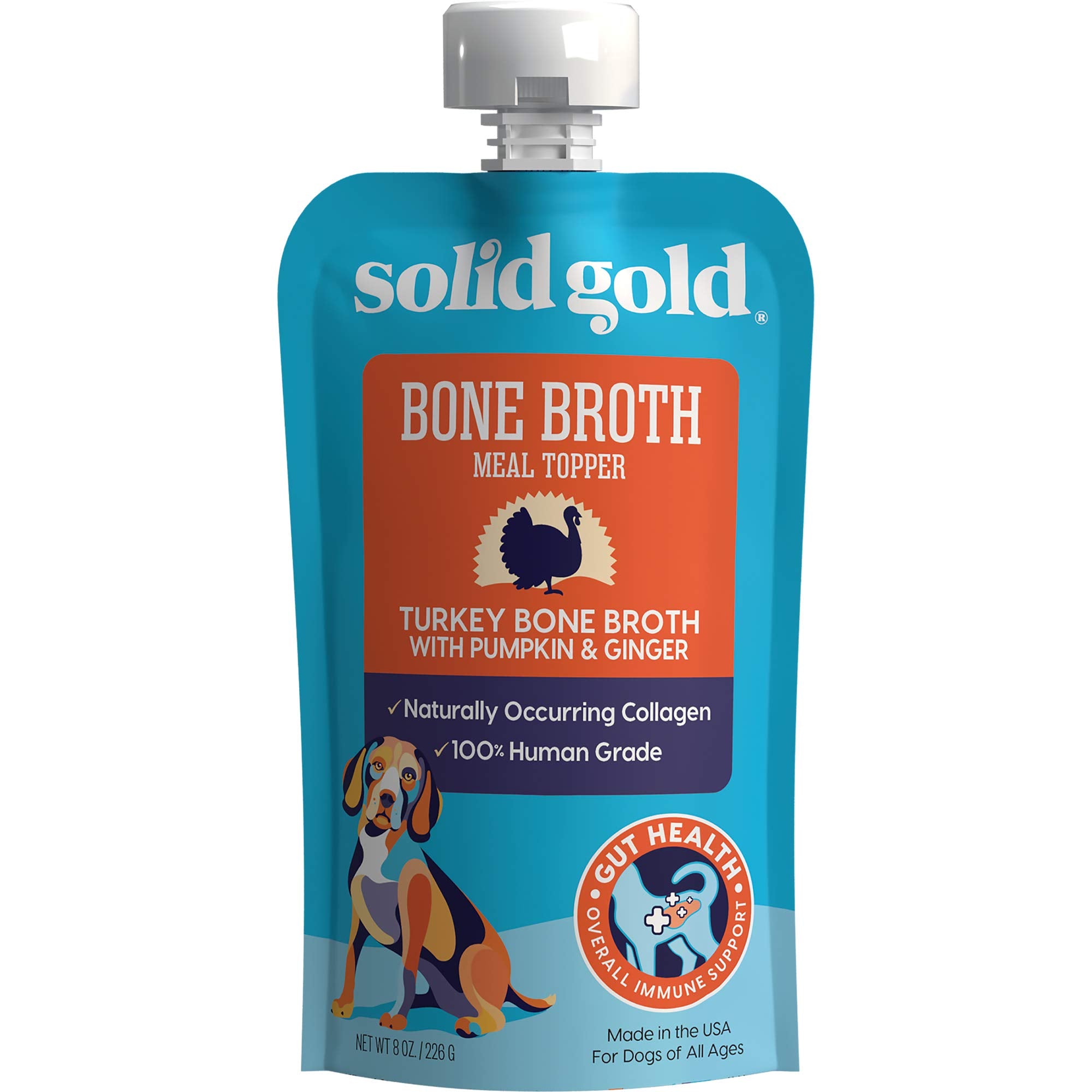 solid gold texture dans bol montrant consistance liquide idéale pour topper