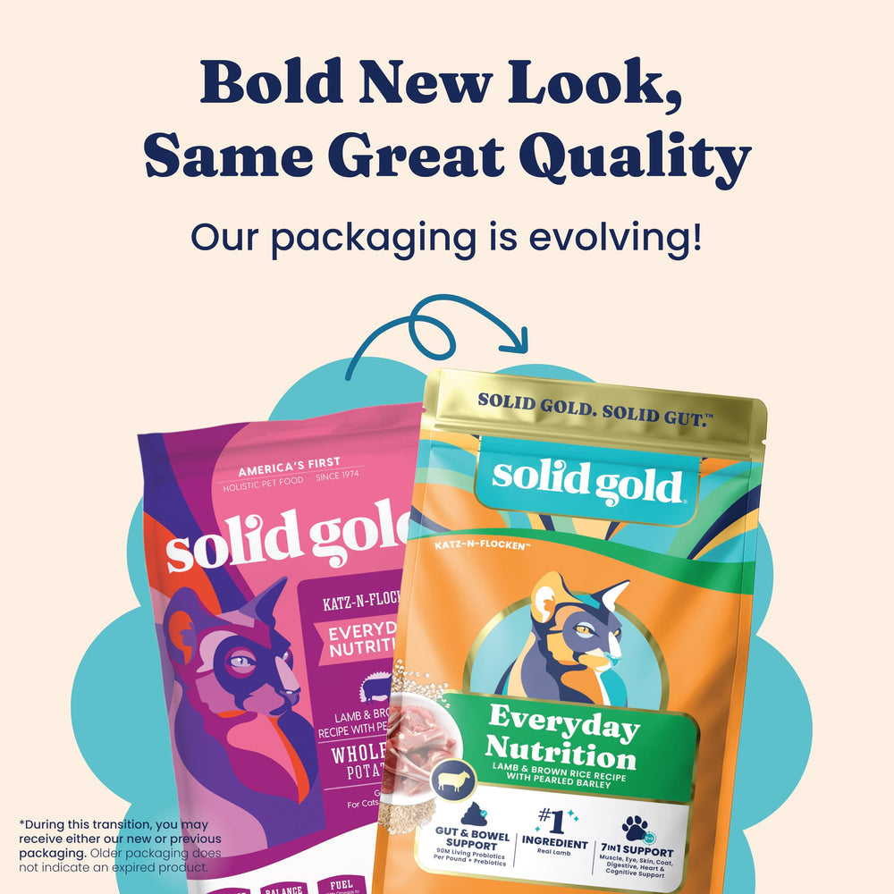 Solid Gold bol plein servant les croquettes pour un repas complet