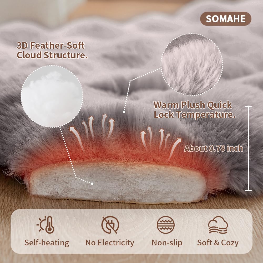 SOMAHE mat à plat sur canapé, surface moelleuse pour siestes longues