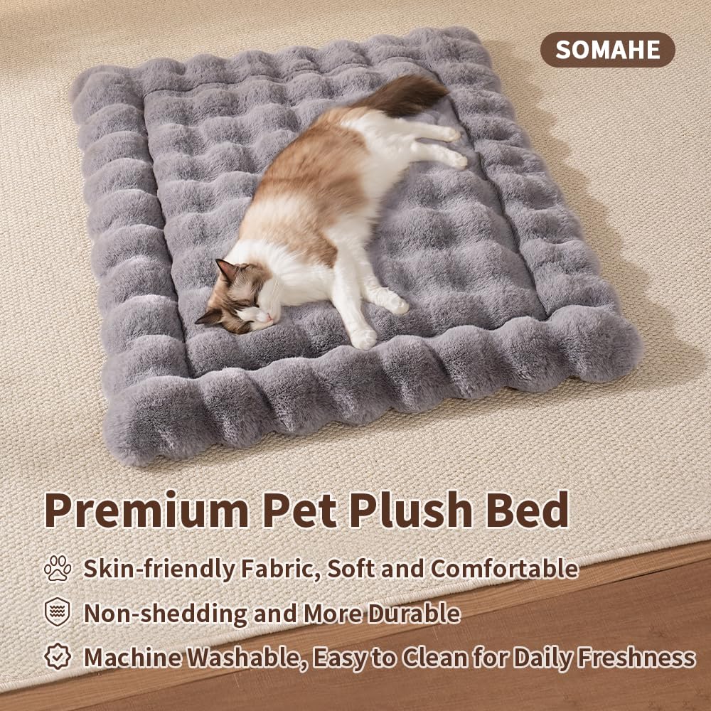 SOMAHE gros plan fourrure douce montrant confort et texture apaisante