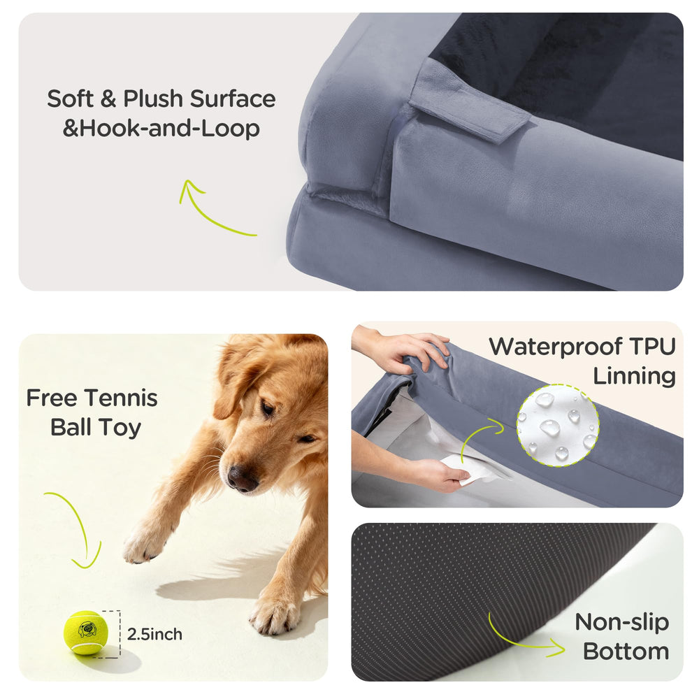 Song Puppy balle en caoutchouc naturelle incluse pour jeu sécurisé