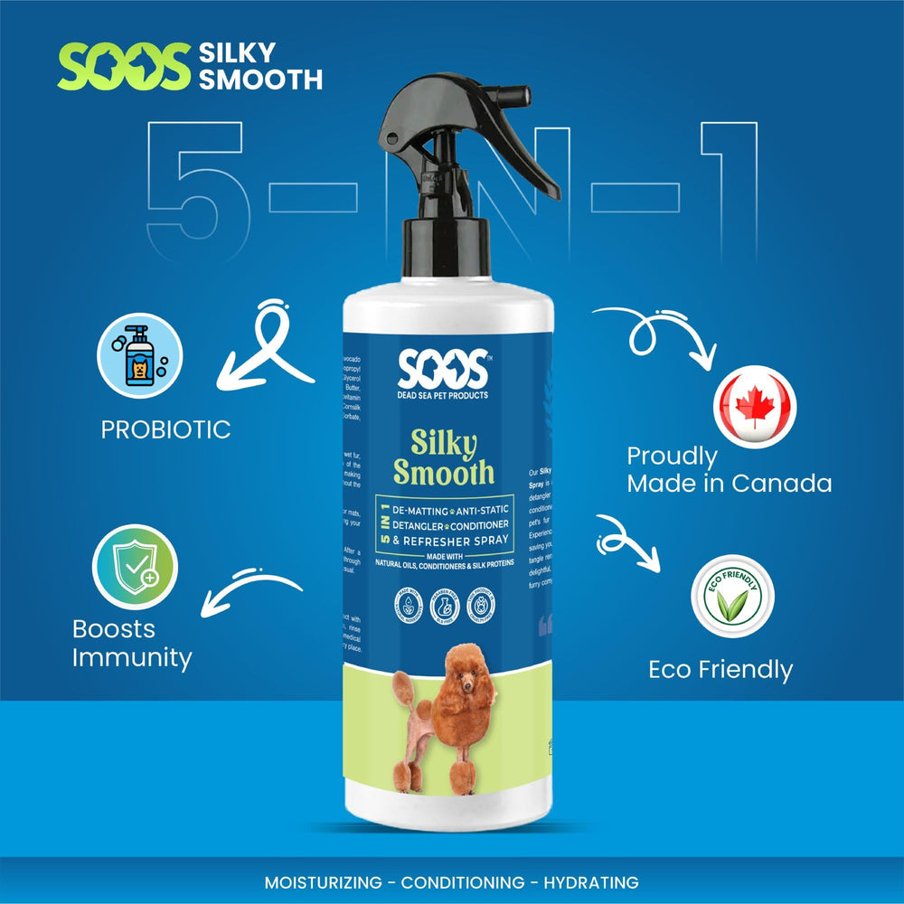 Comparaison d'échelle SOOS 500ml avec une main pour visualiser le format pratique