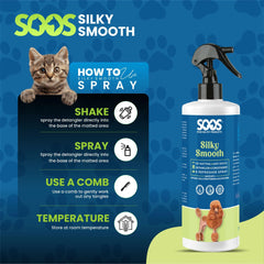 Texture légère de SOOS Silky Smooth sur la main montrant absorption rapide