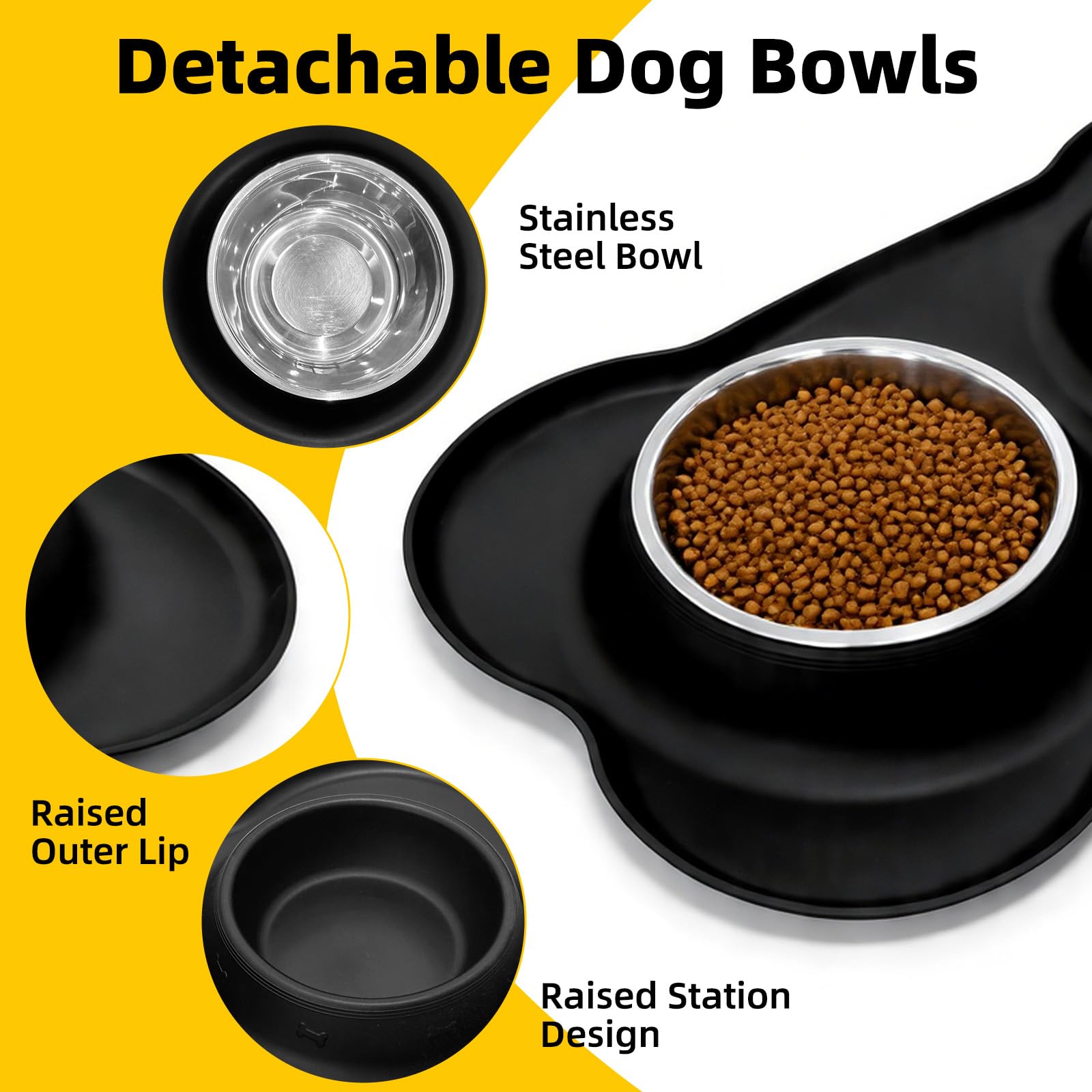soptreedx gamelles en usage avec petit chien repas stable
