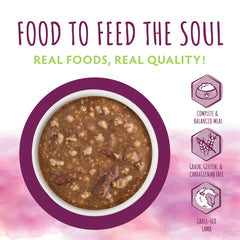 Soulistic étiquette latérale lisible, informations nutritionnelles claires
