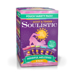 Soulistic emballage avant pack montrant variétés et bénéfice diversité