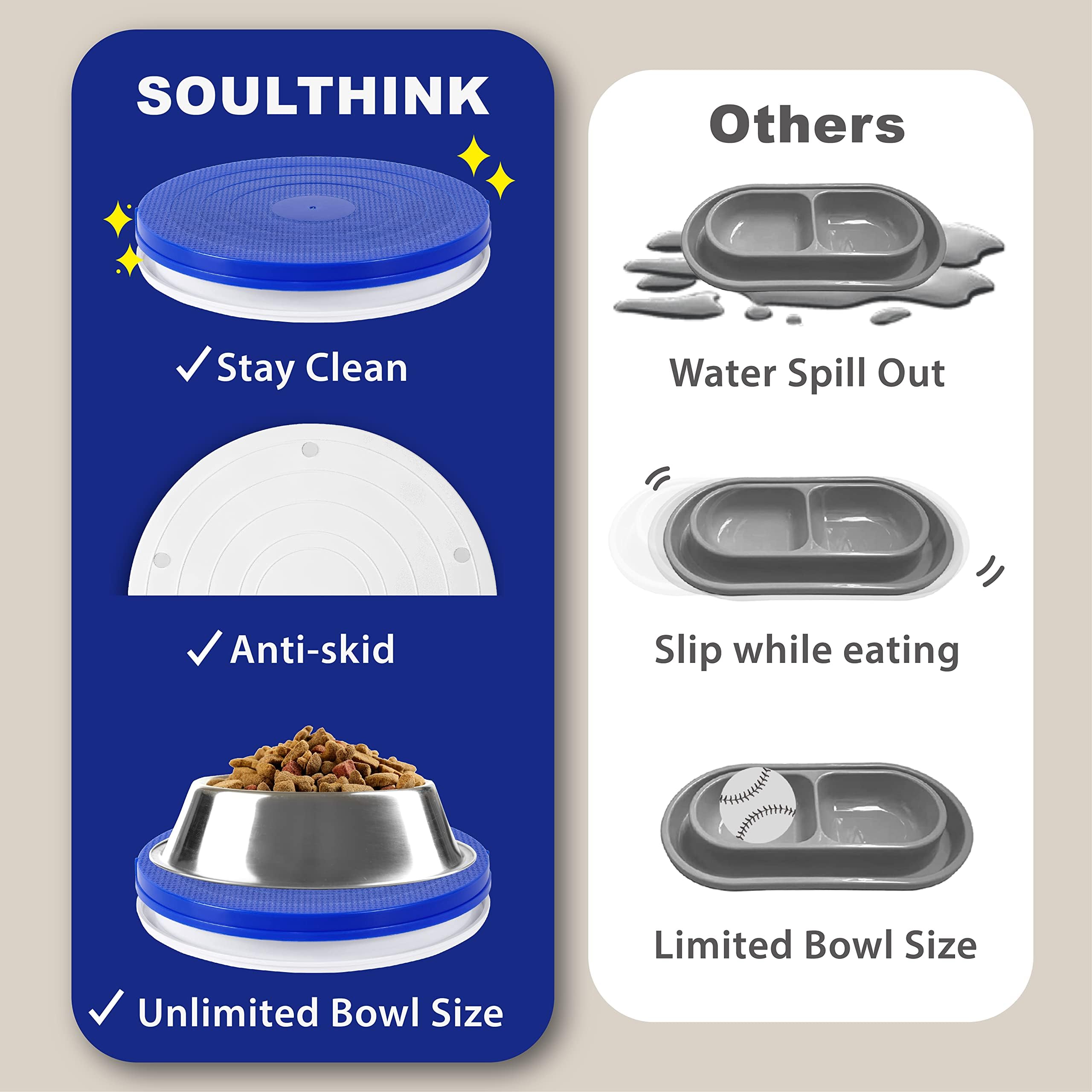 SoulThink gamelle en extérieur sur terrasse protège nourritures